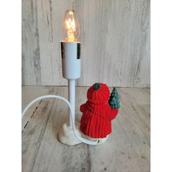 Hallmark snowman lamp sweater unique Xmas home decor - Picture 5 of 7